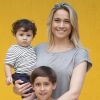 Fernanda Gentil afirmou que os filhos, Lucas e Gabriel, aceitaram o seu namoro com a jornalista Priscila Montandon