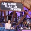 Primeira convidada do 'Lady Nigth', programa de Tatá Werneck, Bruna Marquezine participou do quadro 'Não vamos falar do Neymar', na noite desta segunda-feira, 10 de abril de 2017