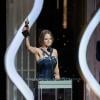 Jodie Foster vibra com seu Globo de Ouro 2013