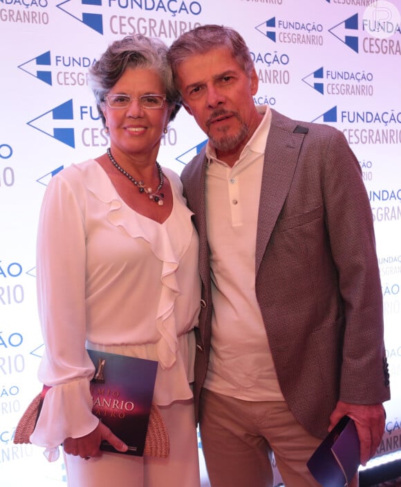 José Mayer é casado com Vera Fajardo há 45 anos. A atriz negou que esteja se separando do marido: '45 anos não são 45 dias'