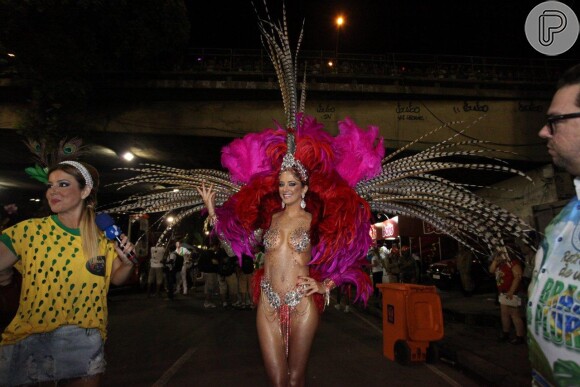 Ticiane Pinheiro curte o Carnaval solteira e diz: 'Bom lugar para a paquera'