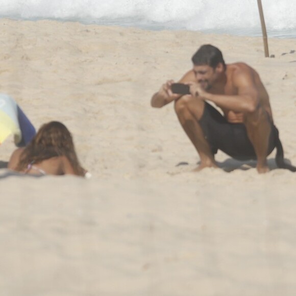 Cauã Reymond tirou fotos de Mariana Goldfarb