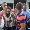 Emilly Araújo, campeã do 'BBB17', foi escoltada por três seguranças