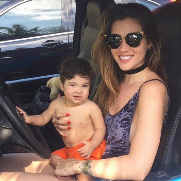 Lucca é filho de Aline Gotschalg com o ex-BBB Fernando Medeiros