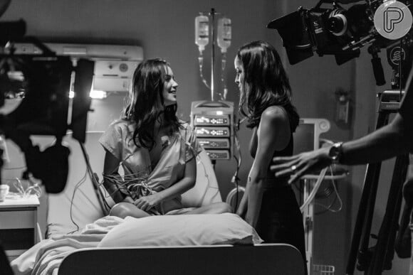Nathalia Dill elogiou a dublê Luiza Mayall ao se despedir da gêmea Lorena, de 'Rock Story', em 17 de abril de 2017