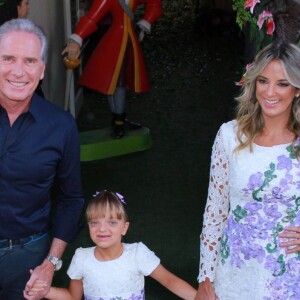 Ticiane Pinheiro e Roberto Justus são pais de Rafaella Justus, de 7 anos