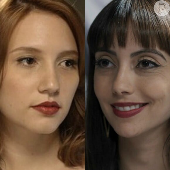 Vanessa (Lorena Comparato) e Bianca (Mariana Vaz) se apaixonam, na novela 'Rock Story', em abril de 2017