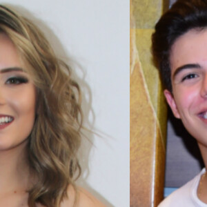 Larissa Manoela e Thomaz Costa foram vistos aos beijos em um show, segundo uma fonte do Purepeople