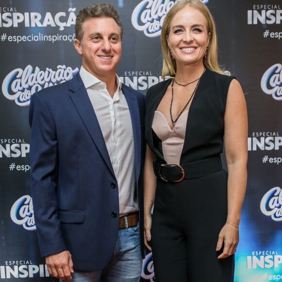 Luciano Huck e Angélica brincaram com o jogo de dança 'Just Dance'