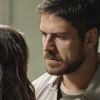 Ritinha (Isis Valverde) conta a Zeca (Marco Pigossi) que está grávida, na novela 'A Força do Querer'