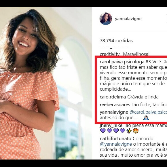 Yanna Lavigne rebateu seguidora após se separar de Bruno Gissoni