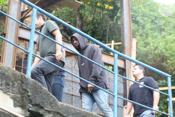 Essa não é a primeira vez que o rapper visita o Morro. Ele conheceu a comunidade durante visita ao Rio em 2013