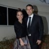 Wanessa Camargo e o marido, Marcus Buaiz, no casamento de Patricia Abravanel