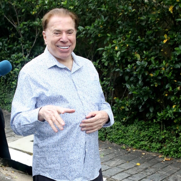 A celebração aconteceu na mansão de Silvio Santos, em São Paulo