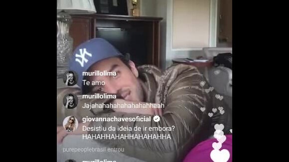 Marina Ruy Barbosa é zoada pelo noivo, Xande Negrão, em vídeo ao vivo no Instagram nesta segunda-feira, dia 01 de maio de 2017