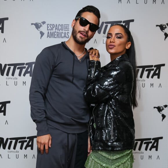 Maluma realizou seus dois primeiros shows no Brasil, ao lado de Anitta