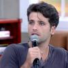 Entrevistado nesta segunda-feira, 10 de março de 2014, no programa 'Encontro', Bruno Gagliasso disse que ficou triste por não protagonizar o primeiro beijo gay masculino da TV brasileira: 'Fui censurado'