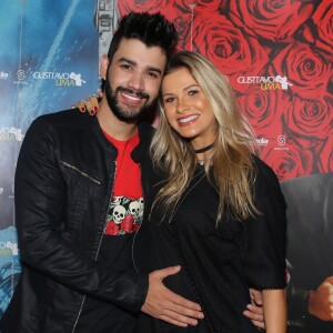 Gusttavo Lima se encantou ao ver o filho no ultrassom: 'Gabriel do papai'