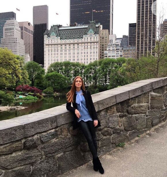 Em Nova York, Marina Ruy Barbosa tem compartilhado momentos do passeio nas redes sociais