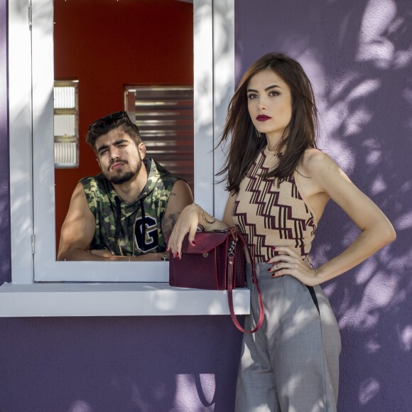 Maria Casadevall usou as redes sociais para retribuir elogio do ex Caio Castro