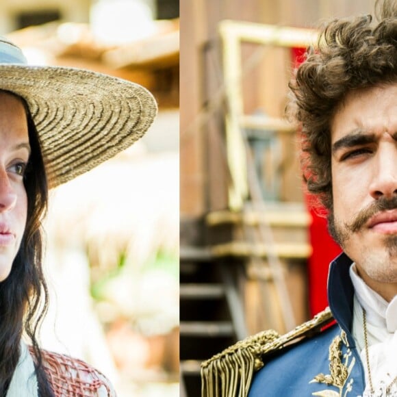 Domitila (Agatha Moreira) quer conhecer Dom Pedro (Caio Castro) a qualquer custo, na novela 'Novo mundo'