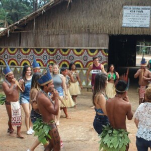 Ex-BBB Manoel se encantou com a visita a aldeia indígena: 'Gratidão'