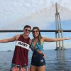 Ex-BBB Manoel se encantou ao conhecer pontos turísticos de Manaus com Vivian: 'Um sorriso vale mais que mil palavras'