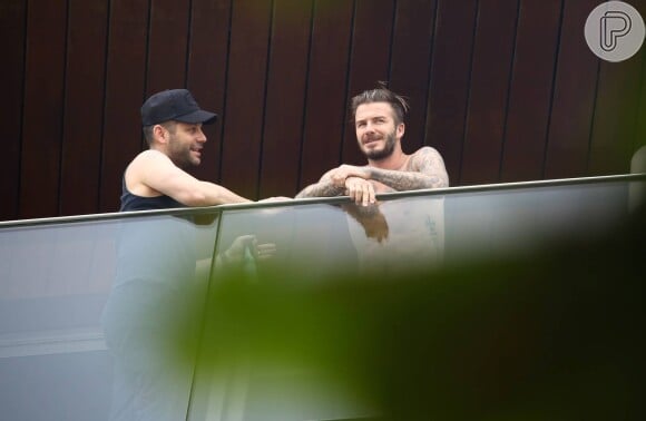David Beckham ficou hospedado no hotel Fasano, em Ipanema, Zona Sul do Rio de Janeiro