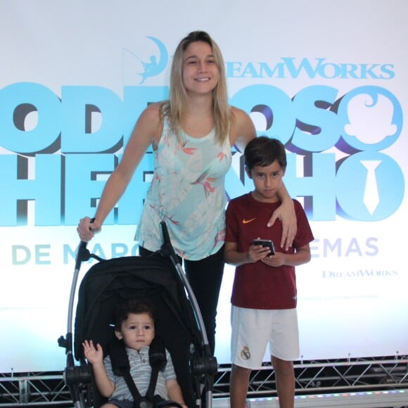 Fernanda Gentil contou que os filhos, Gabriel e Lucas, aprovaram a namorada, Priscila Montadon