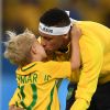 Neymar é sempre clicado em momentos fofos com o filho, Davi Lucca