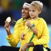 Neymar mostrou momento fofo com filho, Davi Lucca, no Instagram