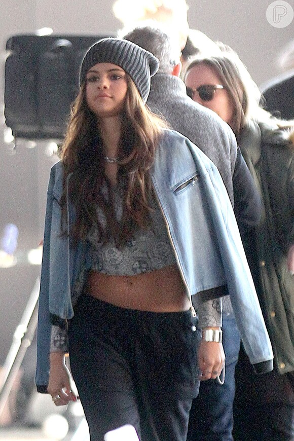 Selena Gomez grava campanhas da Adidas em Nova York, nos EUA, 11 de março de 2014
