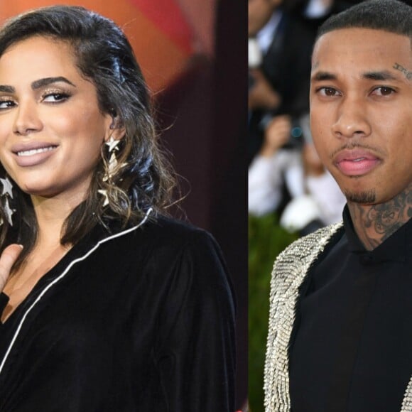 Anitta e o rapper Tyga foram vistos juntos na noite desta quarta-feira, 10 de maio de 2017, em Los Angeles, nos EUA