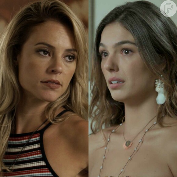 Jeiza (Paolla Oliveira) recusa pedido de Ritinha (Isis Valverde) para que a policial seja a madrinha de batismo de seu filho, na novela 'A Força do Querer'