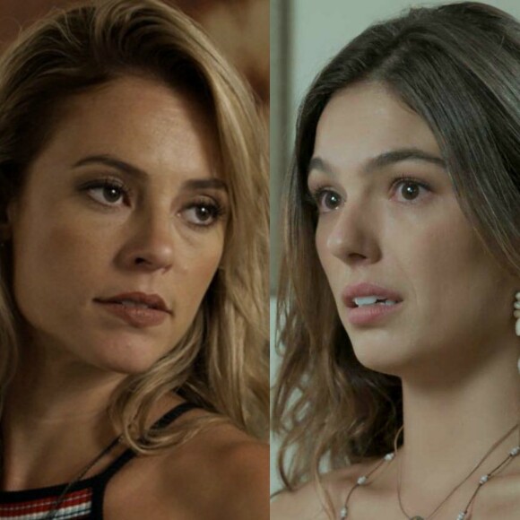 Jeiza (Paolla Oliveira) recusa pedido de Ritinha (Isis Valverde) para que a policial seja a madrinha de batismo de seu filho, na novela 'A Força do Querer'