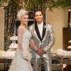 Latino e Rayanne Morais se casaram na noite desta quarta-feira, 12 de março de 2014