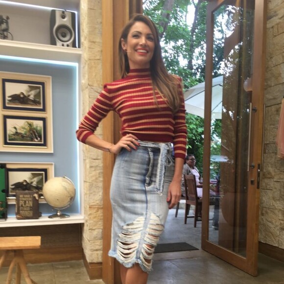 Patricia Poeta perdeu dez quilos desde que começou a reeducação alimentar