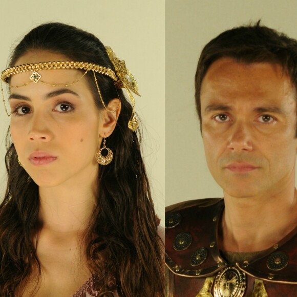Kassaia (Pérola Faria) enfrenta o marido, Nebuzaradã (Angelo Paes Leme), ao descobrir sua traição, nos próximos capítulos da novela 'O Rico e Lázaro': 'Nojo de você!'