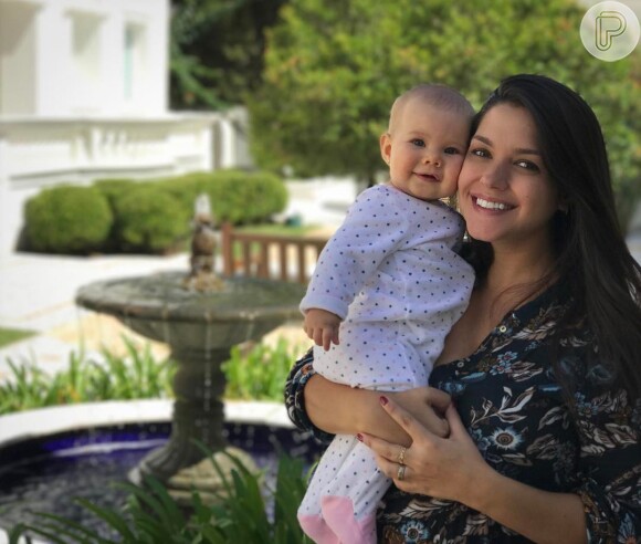 Casada com o cantor Michel Teló, Thais Fersoza já é mãe de Melinda, de 9 meses