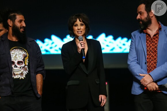 Andreia Horta discursou ao receber o prêmio pelo filme 'Elis', no qual foi a protagonista, Elis Regina: 'Estou imensamente feliz de estar aqui essa noite em um país onde a cultura é tratada como é'