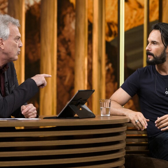 Rodrigo Santoro foi entrevistado por Pedro Bial no 'Conversa com Bial' desta terça-feira, 16 de maio de 2017