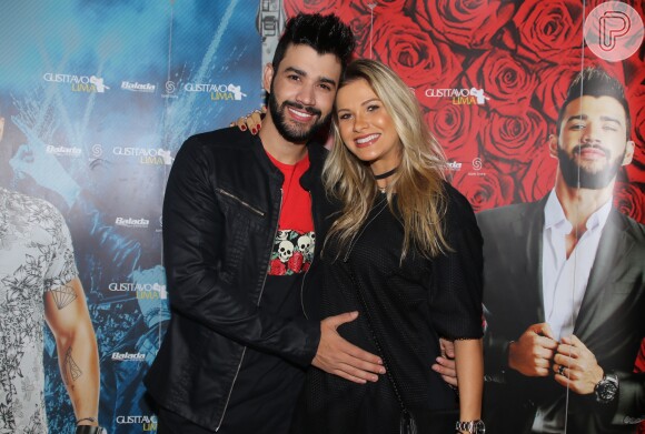 Andressa Suita está esperando o primeiro filho com o cantor Gusttavo Lima