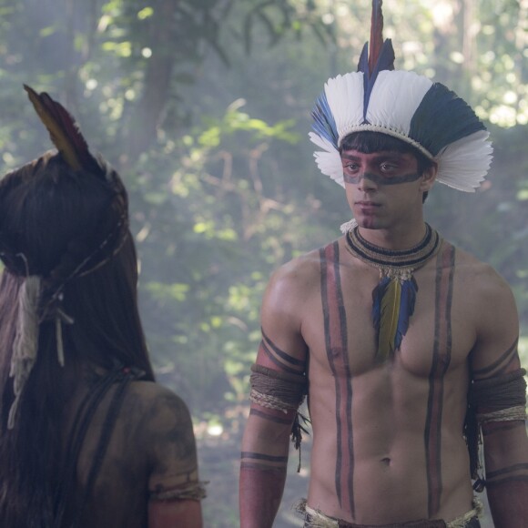 Piatã (Rodrigo Simas) termina seu relacionamento com Jacira (Giullia Buscacio), no capítulo que vai ao ar segunda-feira, dia 22 de maio de 2017, na novela 'Novo Mundo'