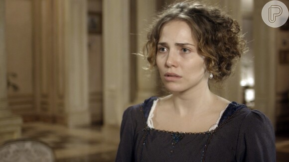 Leopoldina (Letícia Colin) se preocupa com a sede de vingança de Dom Pedro (Caio Castro), na novela 'Novo Mundo'