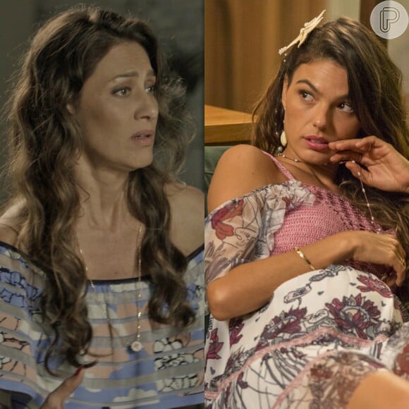 Joyce (Maria Fernanda Cândido) vai atrás de Ritinha (Isis Valverde) na casa de Bibi (Juliana Paes) pedir que ela volte para sua casa, na novela 'A Força do Querer', a partir de 24 de maio de 2017