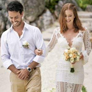 Veja foto da cerimônia de casamento budista de Marina Ruy Barbosa e Xande Negrão na Tailândia. Imagem foi divulgada nesta segunda-feira, 22 de maio de 2017