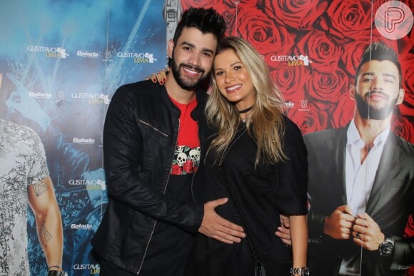Andressa Suita está à espera de seu primeiro filho com o cantor Gusttavo Lima