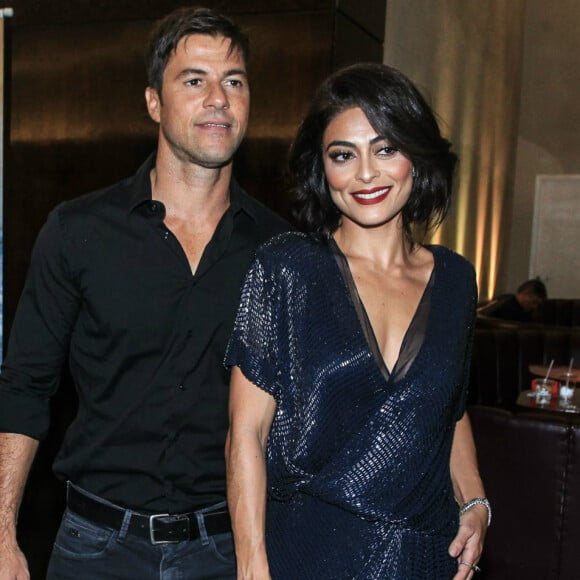 Juliana Paes e o marido, o empresário Carlos Eduardo Baptista, estão casados há treze anos