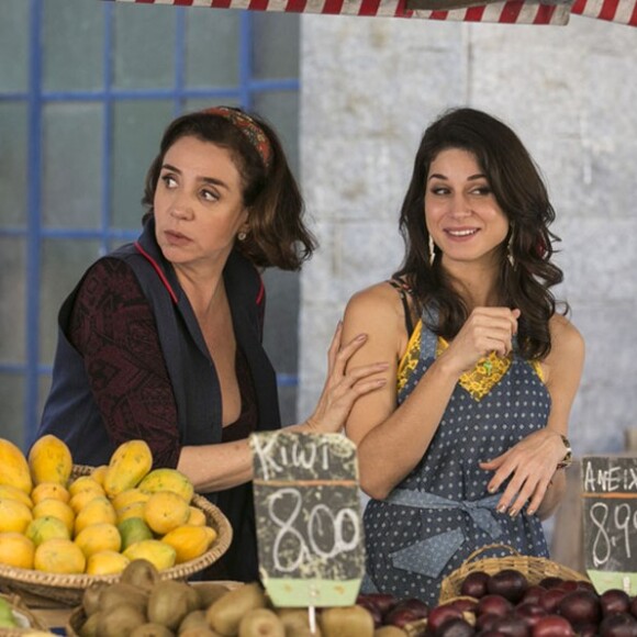 Marisa Orth e Chandelly Braz viveram mãe e filha em 'Haja Coração'