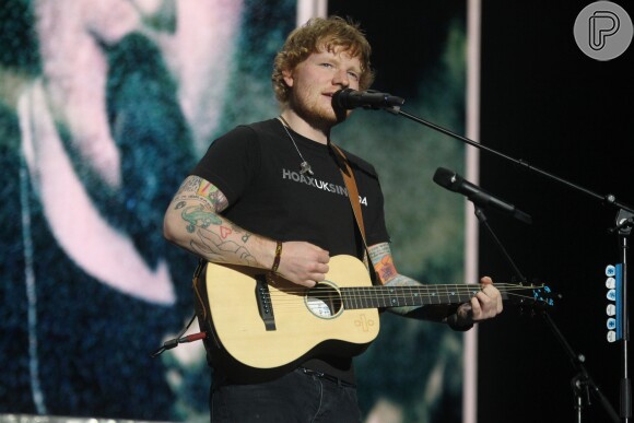 Ed Sheeran ainda faz show em São Paulo, no dia 28 de maio e em Belo Horizonte, no dia 30 de maio
